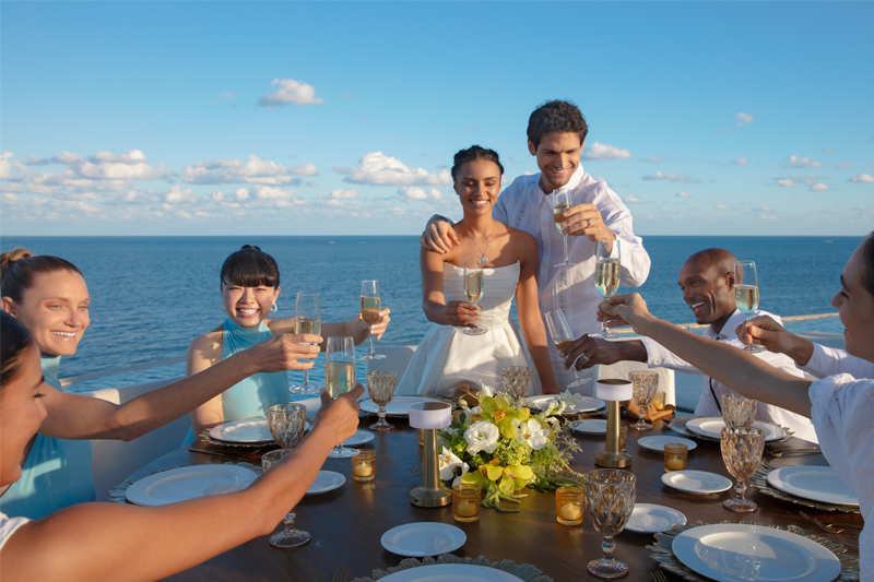 All inclusive Sandals Vacation Fine Dining