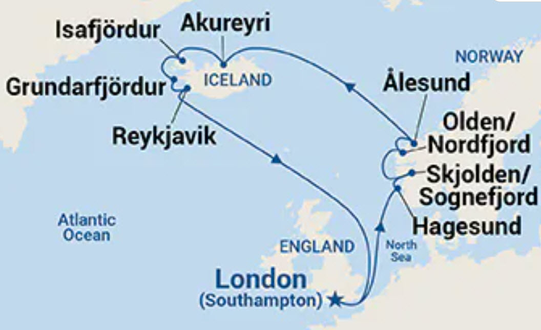 14-Day Norway and Iceland Cruise