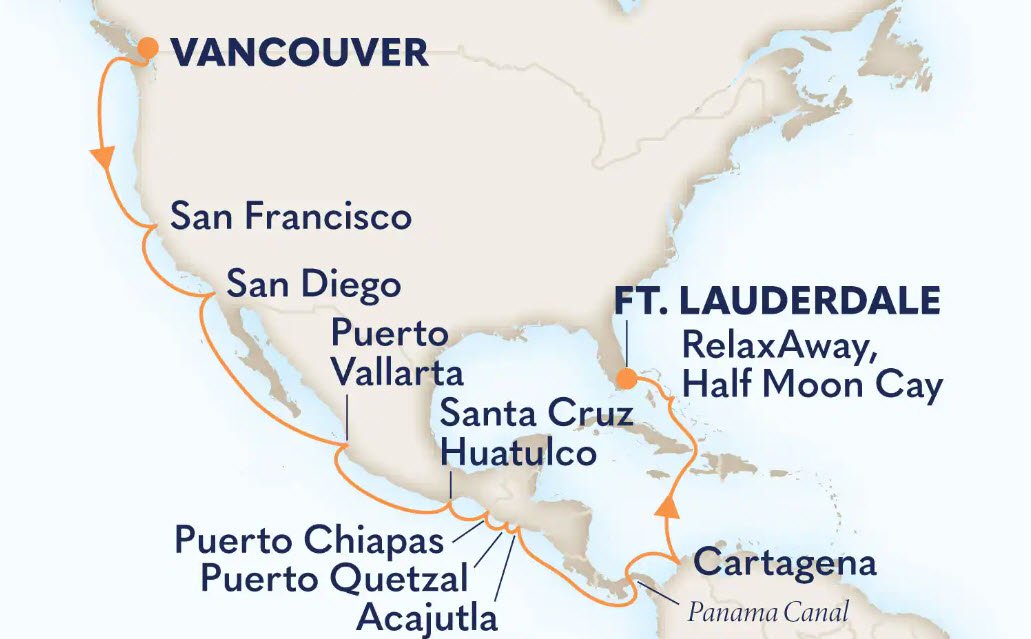 21 Day Panama Canal Voyage 2026