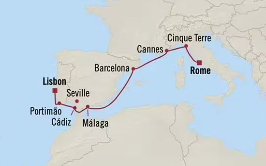 7-Night Oceania Mediterranean Cruise 2027