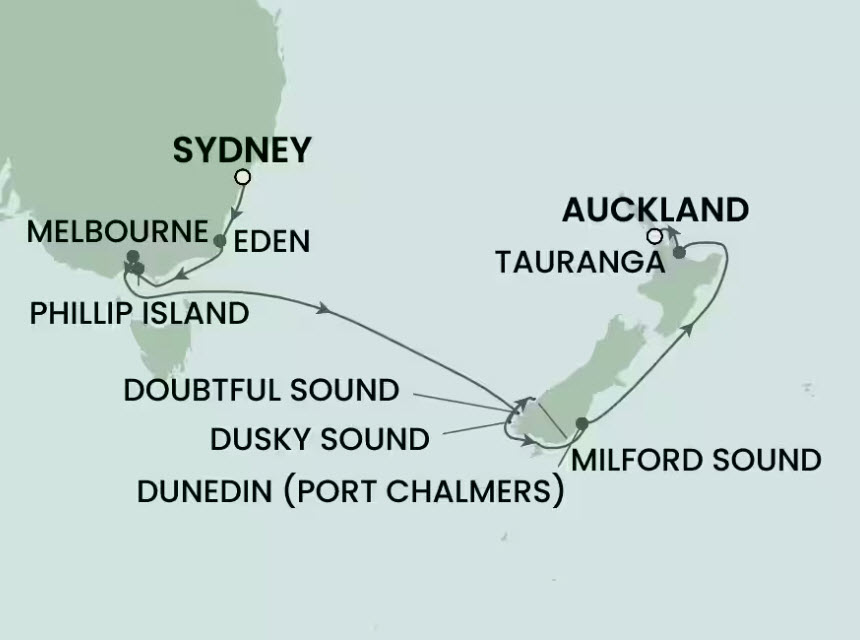 10-Day Australia & New Zealand Cruise 2027